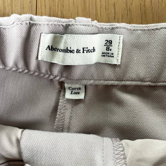 A&F Curve Love Sloane Wide Leg Pant - Light Taupe, 29 - Picture 2 of 3